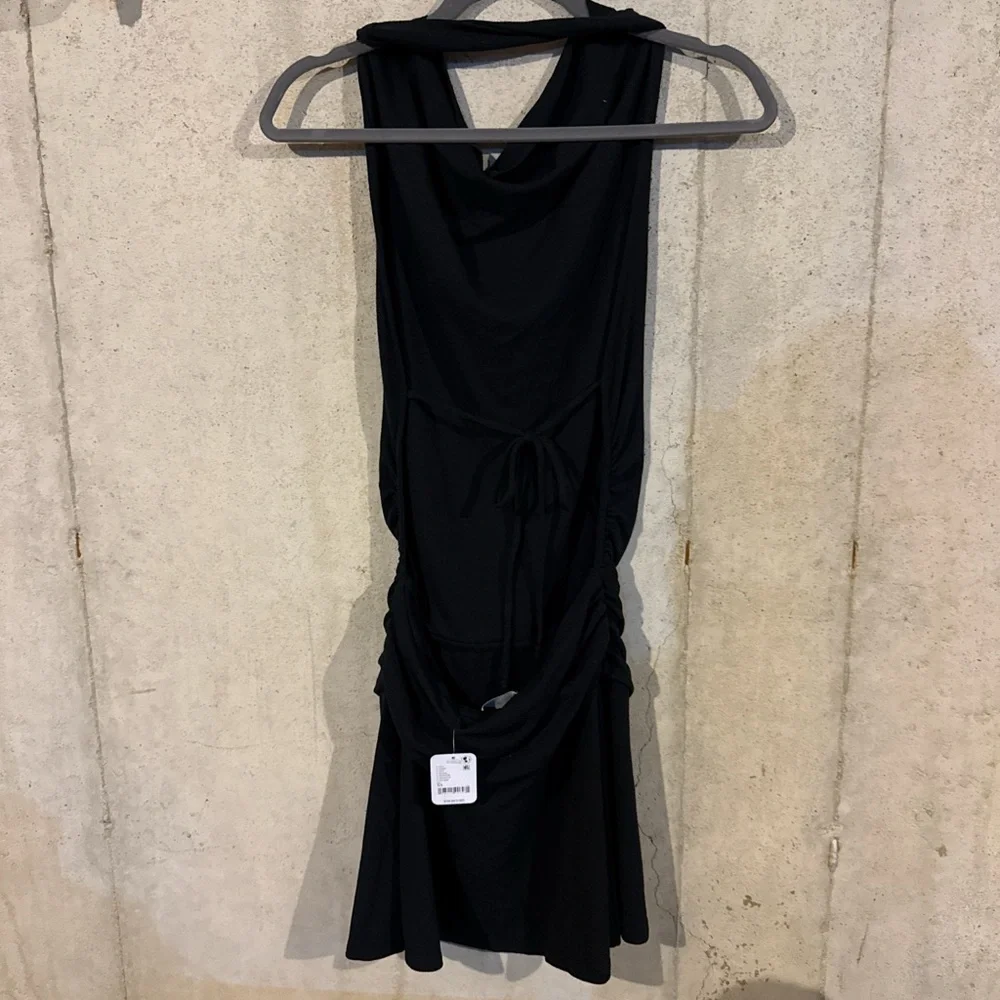 NWT Free People Beach Good Feels Cowl-Neck Mini Dress - Picture 6 of 8